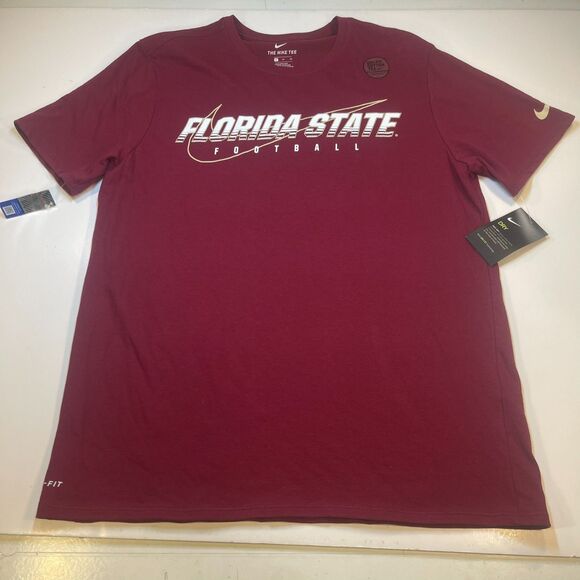 FSU Florida State University College Football NIKE T Shirt Sz XL New With Tags - Picture 2 of 4